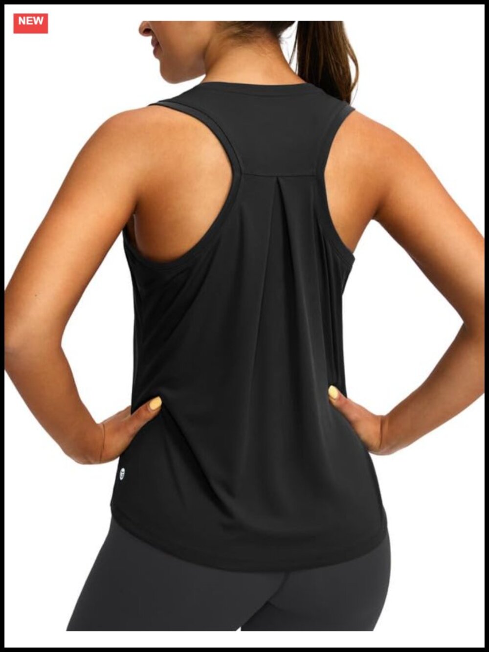 Racerback Athletic Tank Top UPF 50+ Lightweight Workout Activewear